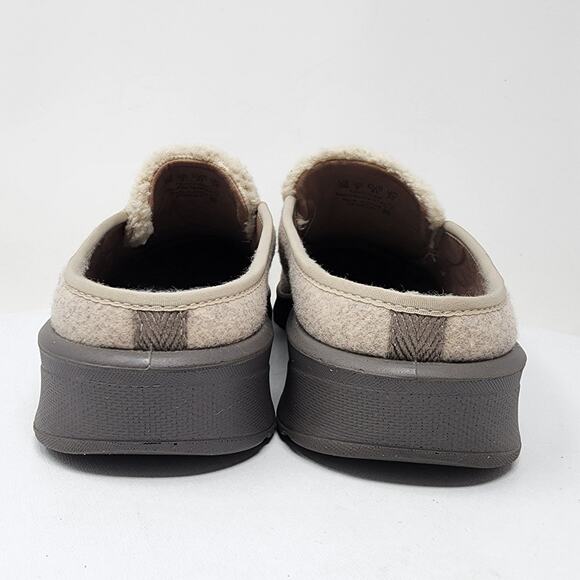 Bzees Georgia Mule Penny Loafer Women 10M Pink & Ivory Faux Fur Slip-on 9909198 - Picture 7 of 12